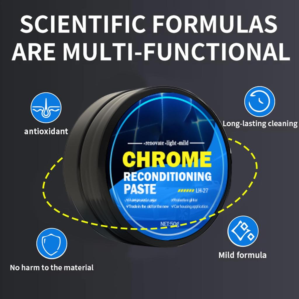 Krem do polerowania chromu - Krem do polerowania chromu, Samochód, Polerka do metalu
