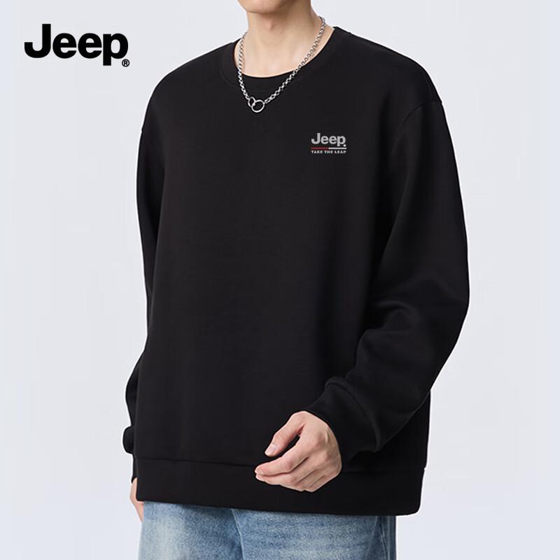 

JEEP Men s Air-Layer Heavyweight Crew Neck Sweatshirt L
