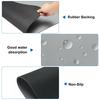 uxcell Coffee Quick Dry Dish Drying Stain Rubber Absorbent Mat for Coffee Kitchen Counter Coffee Kitchen Draining 80 x 40 Light Grey Mat, Mat, Hider,