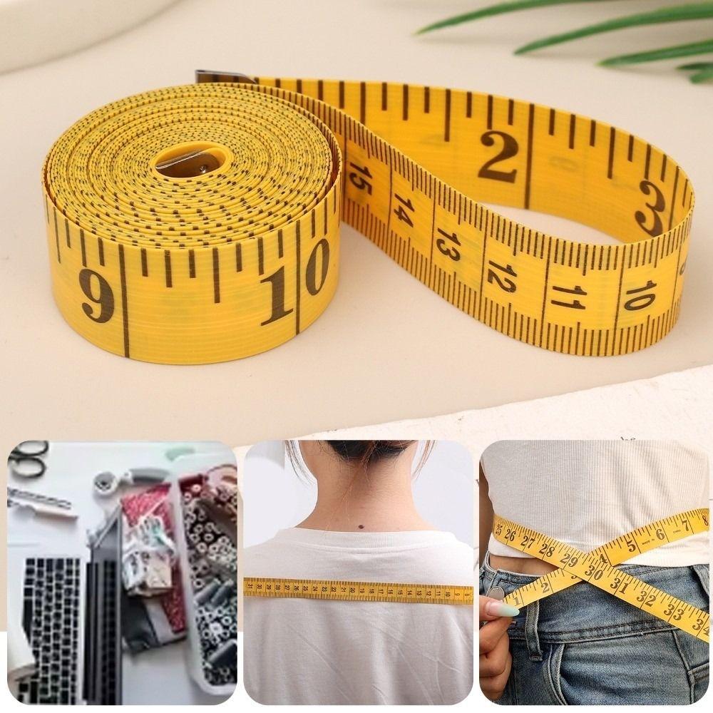 PVC Body Measuring Ruler 2x300cm Flat Ruler Portable Clothes Tailor Ruler