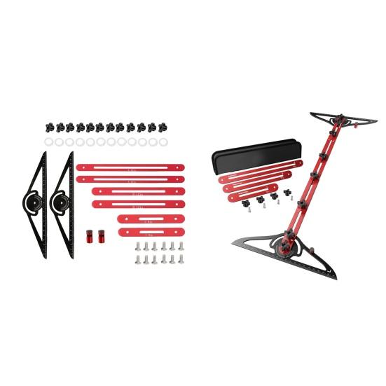 Stair Ruler High Strength Aviation Aluminum Alloy Stair Tread Template Tool with Adjustable Swivel