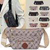 Modische Hüfttasche, Reißverschluss, geeignet für Outdoor-Aktivitäten, Crossbody-Sporttasche, lässige Umhängetasche, mehrschichtig c