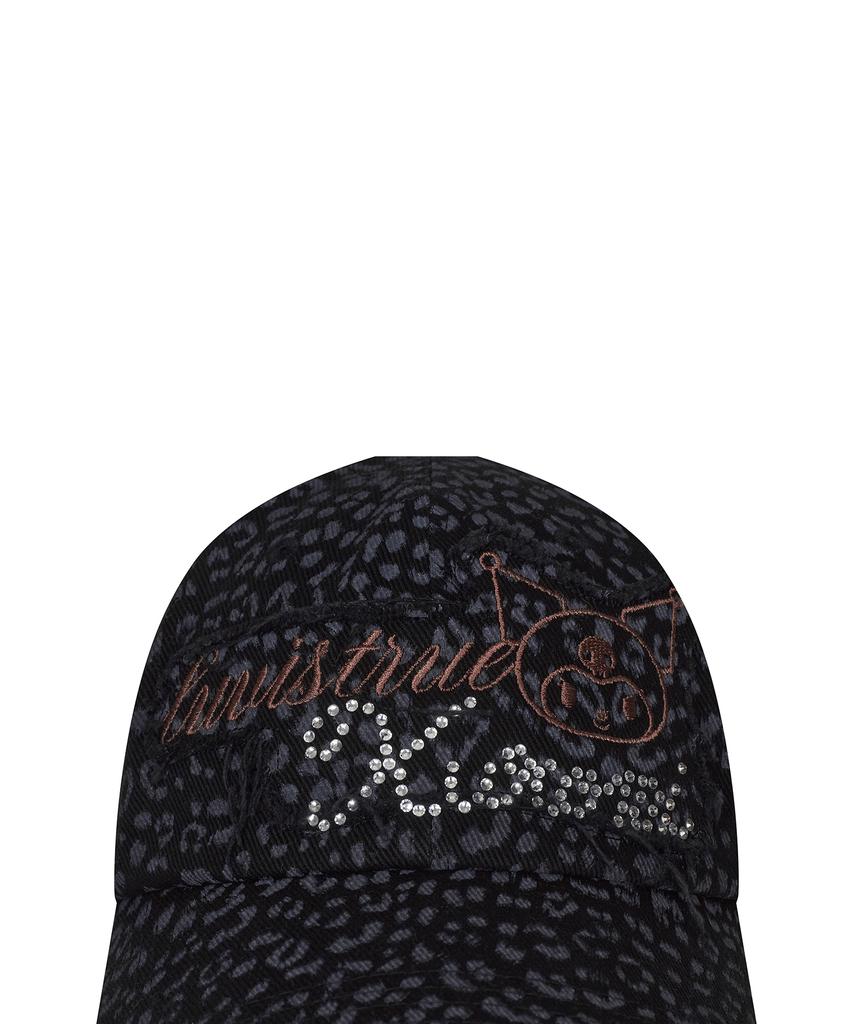 LUVISTRUE [Kuromi] Patch Ball Cap(Black)