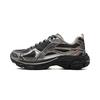 Li Ning Fuyao Boom Cushioning Slip Resistant Abrasion Resistant Rebound Low Top Running Shoes Women's Silver Black ARXV006-4