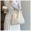 Fashion women's bag simple rabbit shoulder bag female student Korean version canvas bag cartoon large capacity handbag commuter bag