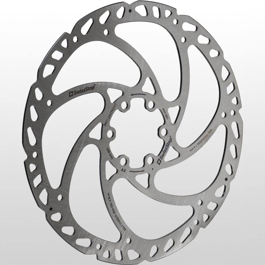 SwissStop SWISS STOP Catalyst One Bicycle Disc Part Number P100006100 [Genuine] 6-Bolt Rotor, 140mm,