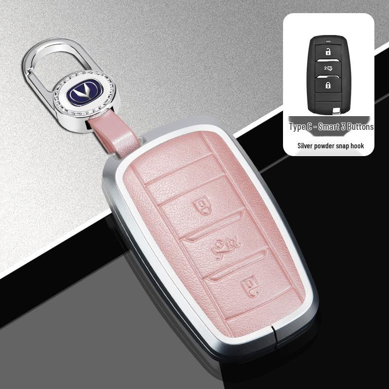 Changan Car Key Cover for Third Gen CS75 Plus, Yidong Plus, CS55, and CS35 Plus