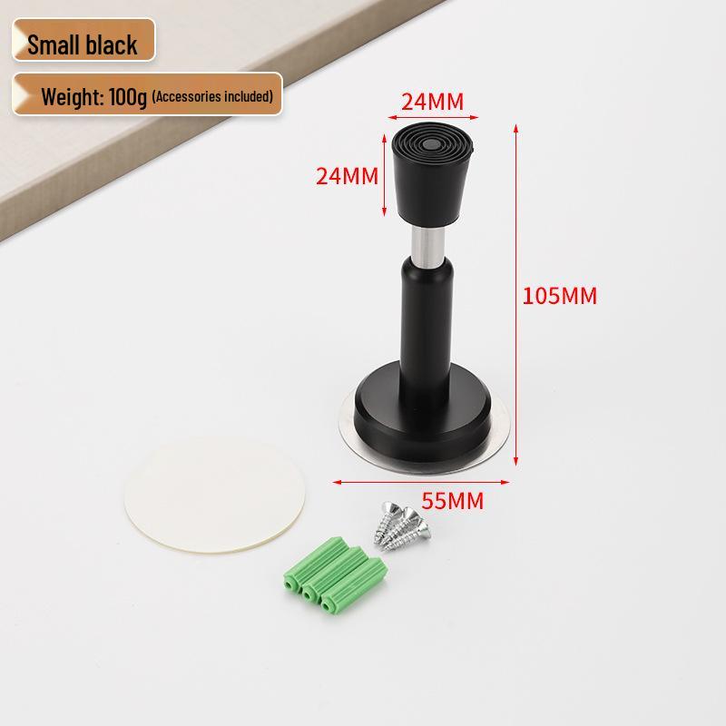 Thickened Stainless Steel Silent Door Stopper with Hydraulic Buffer