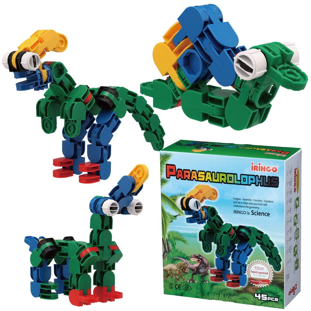 

iRiNGO Educational sensory foldable 180 for ages 3 and up blocks, blocks, degrees, transformable, Korean, educational, (45)