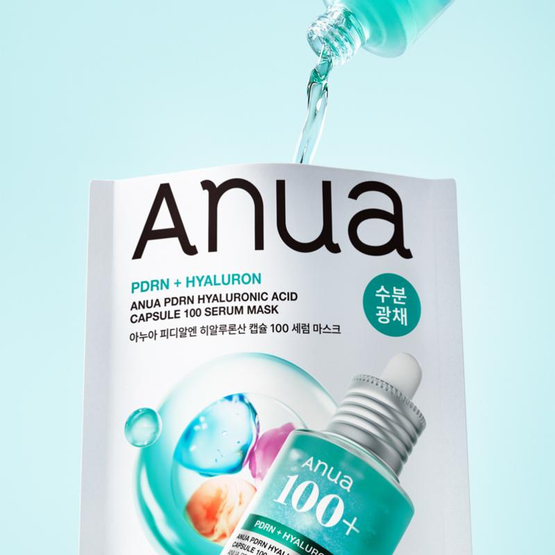 Anua PDRN Капсула Гиалуроновой Кислоты 100 Сыворотка Маска 23 мл