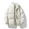 Winter Warm Jackets for Men Quilted Casual Lightweight Windproof Coat With Pockets Stand Collar Work Windbreakers Jacket Men's Thermal Cargo Jackets