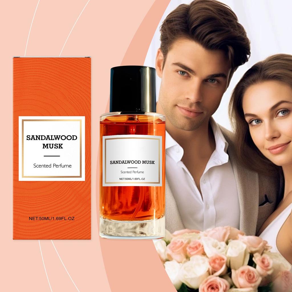 Sandalwood Charm Perfume Enhances Appeal And Leaves A Long-lasting Scent, 50ml