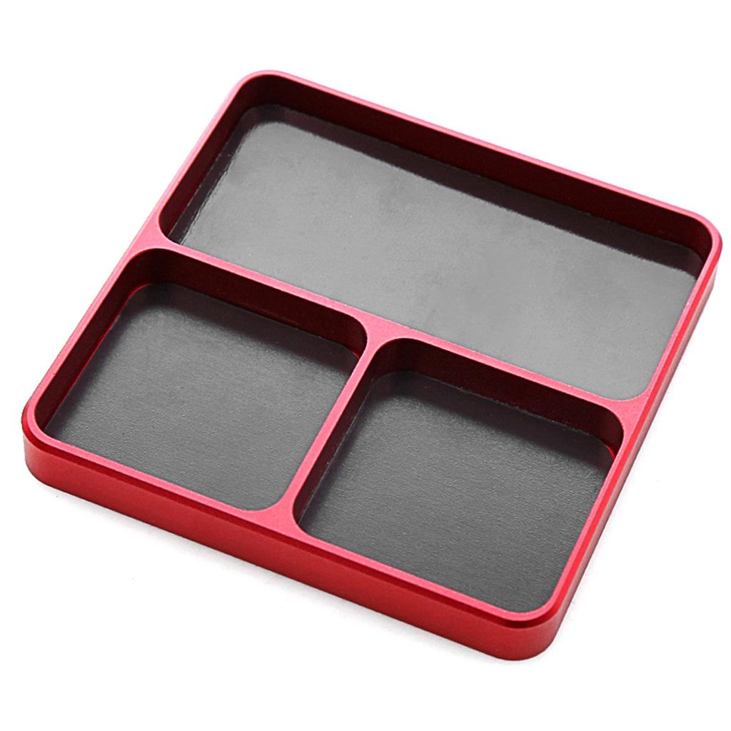 Universal Metal Remote Control Car Fixing Tool Screw Holder Tray Plate with Magnetic Pad