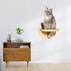 Katzen Kletterregal Sitzstange, Holzregale, Katzenmöbel, Wandmontage für Innen