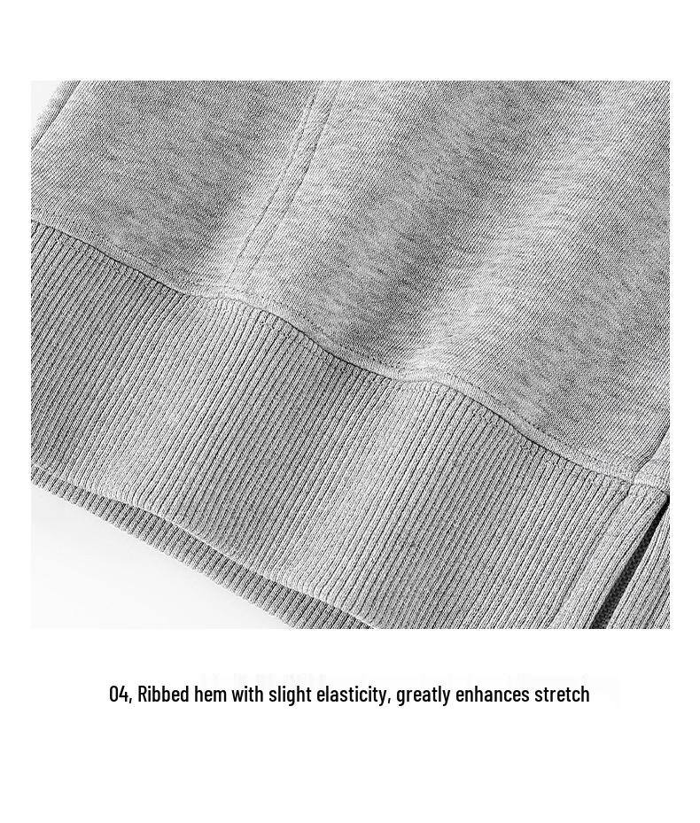 Unisex Zippered Hooded Sweatshirt - Solid Color, Loose Fit, Versatile Autumn Casual Hoodie Jacket