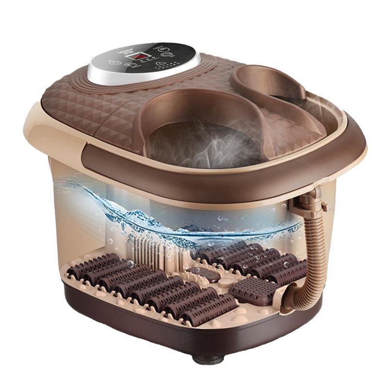 Heated Foot Bath Bucket with Roller Massage and Red Light Therapy