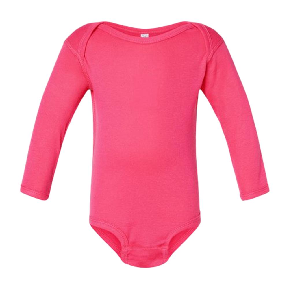 Rabbit Skins Baby Fine Jersey Long-Sleeved Bodysuit