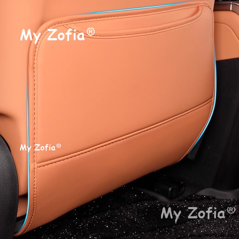 For BYD Han L 2025 2026 Car Rear Seat Cushion Seat Anti Kick Pad Interior Decoration Modification Wear-resistant Accessories