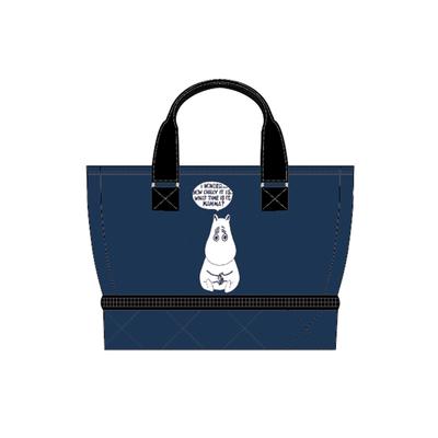 Sac cabas cuir bleu 10 Moumine