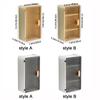 Large Capacity Bathroom Storage Box Wall Mounted Extractable Tissue Box  for Home