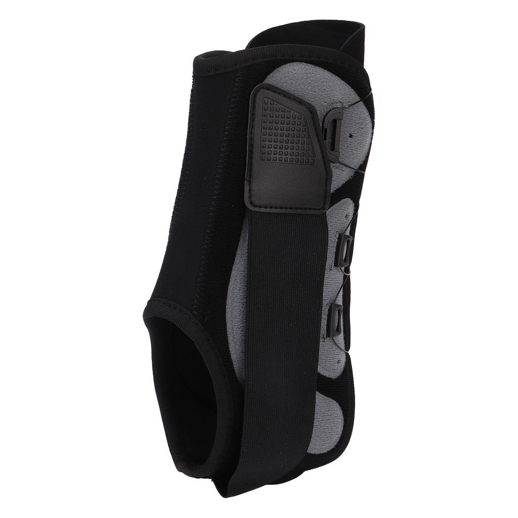 Ankle Support Brace Adjust Tightness Soft Fabric Spring Feet Stabilizer Wrap for Foot Damage L