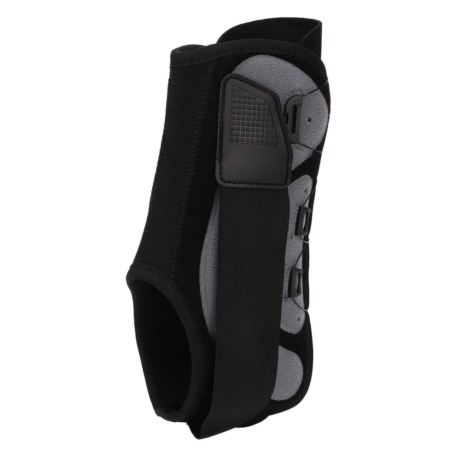 

Ankle Support Brace Adjust Tightness Soft Fabric Spring Feet Stabilizer Wrap for Foot Damage L M