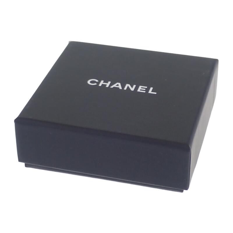 Chanel Brosche Gold/Schwarzmetall/Kristall Damen