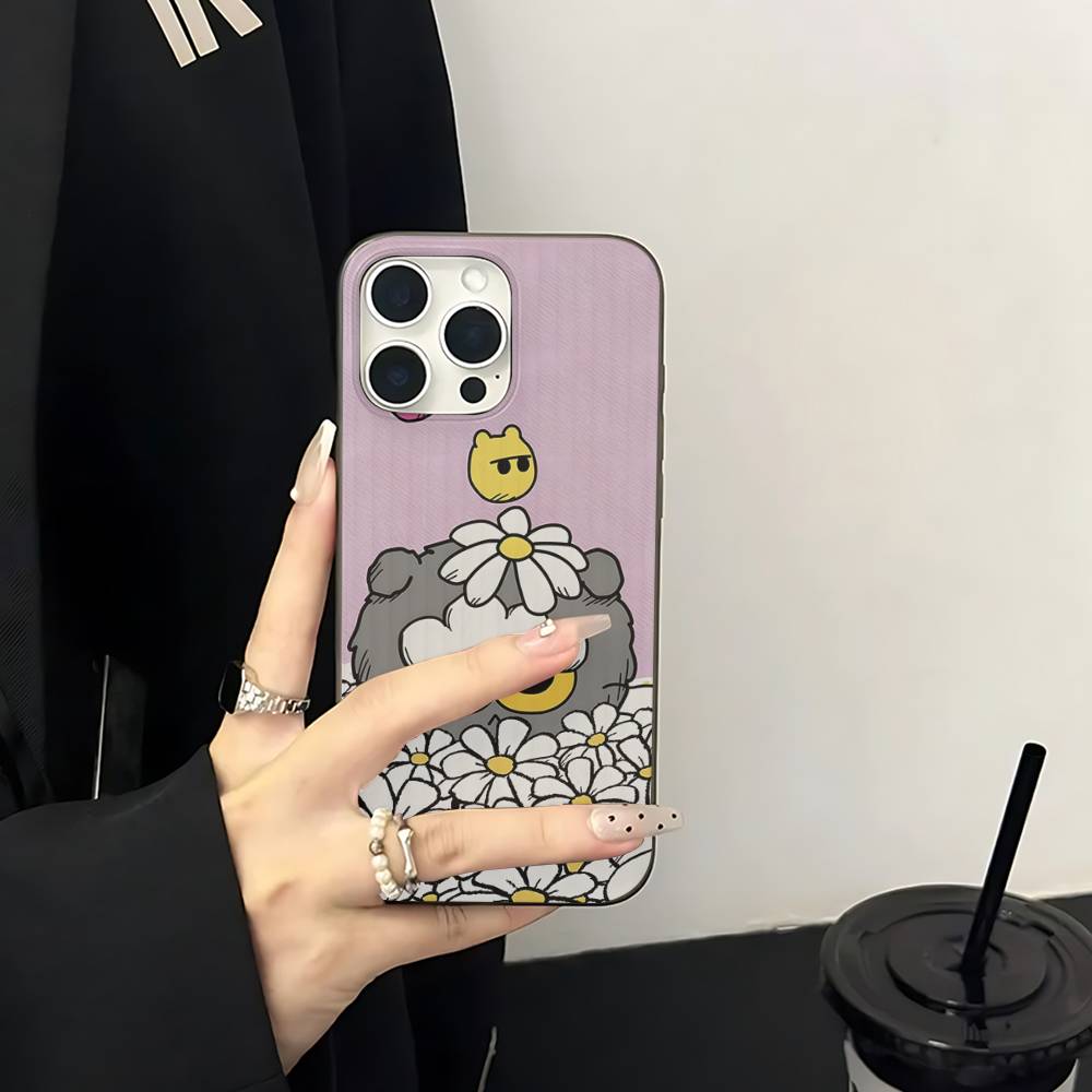 Cute Z-ZO Friends For IPhone 17 16 15 14 13 12 11 Pro Max Plus Pro Clear Phone Cover Non-Slip Shell