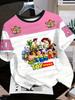 Summer Men's Women's Short Sleeve Buzz Lightyear Jersey Short Sleeve T-shirt Cosplay Casual Boy's Girl's T-shirt Tops