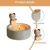 Cartoon Kitten Candle Holder, Kitty Warming Its Paws Cute Scented Light Holder, Cat Candle Holder With Warming Cat Paws, Gift For Cat Lover - Pjun
