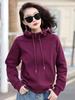 Grauer Damen-Cardigan-Hoodie mit doppeltem Reißverschluss, schwere Qualität - Sportlicher koreanischer Stil, Langarm, Frühjahr/Herbst Kollektion 2025.