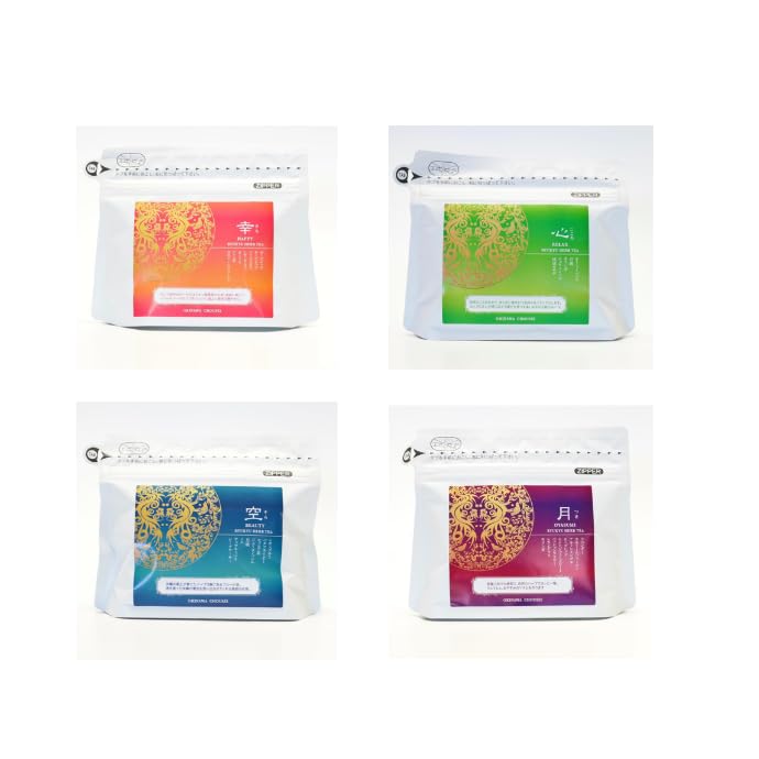 

Sanpin Tea Ryukyu Herb Tea Set + 4-Pack (Happiness, Sky, Heart, Moon)