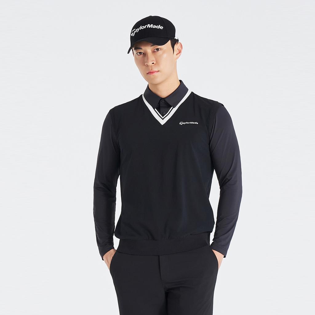 TAYLORMADE APPAREL 26Ss Men'S Layered Collared T-Shirt T8031T61242-199