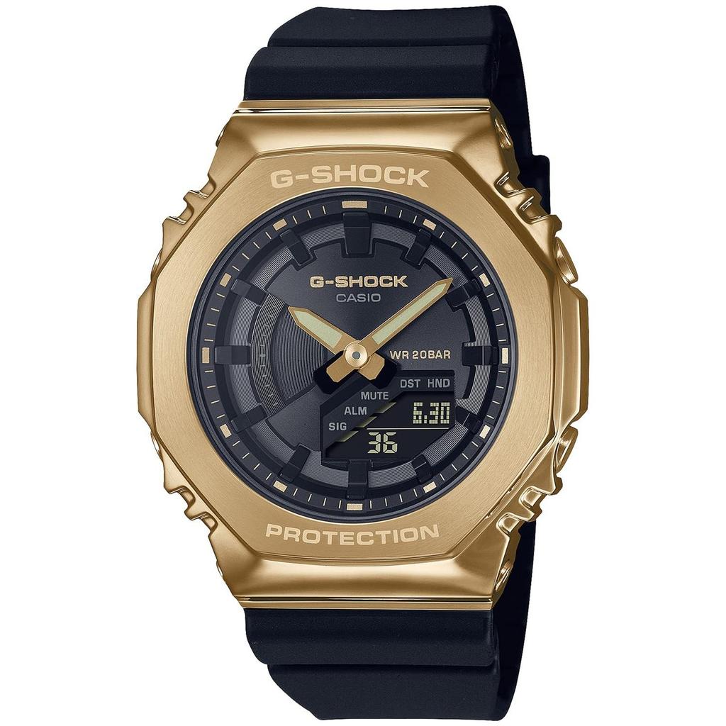 Casio Wristwatch G-Shock Domestic Regular Model Mid-size Metal Covered GM-S2100GB-1AJF Ladies Black