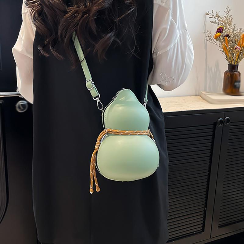 Damen Kürbisbeutel Modetrend Nischendesign Einfach Sonderform Persönlichkeit Einfache Schulter Umhängetasche