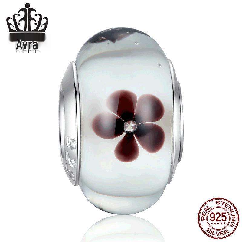 Eco-Friendly Large Hole Glass Beads Bracelet DIY Charm Accessory (PA6301) by Everjoy Boutique