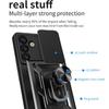 For Samsung Galaxy 25 Plus Case Slide Camera Protect Armor Phone Case for Samsung Galaxy 25 Ultra Magnet Holder Ring Cover