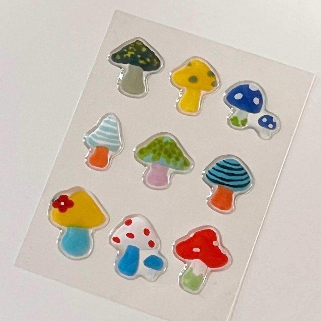 Girlish Cute Pink Fruit Ice Cream 3D Relief Stickers High-quality Epoxy Resin Jelly Decals for IPad Laptops Phone Case DIY Decor