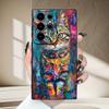Süße Cartoon-Hund-Graffiti-Druck-Handyhülle Für Samsung Galaxy S26 S25 S24 Ultra S23 FE S22 S21 S20 Plus A15 A35 A55 A54 Abdeckung