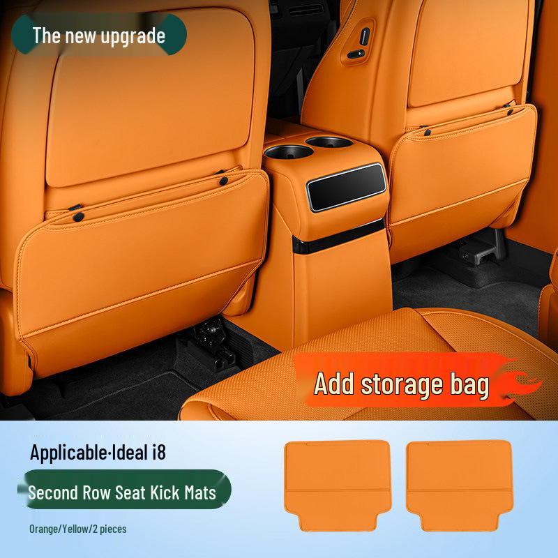 Ideal i6i8 Car Seat Kick Mats: Anti-Dirty Protective Pads for Backrest