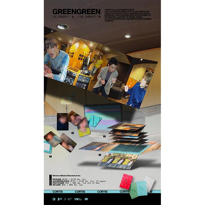 [Vorbestellung] CORTIS – 2. Mini-Album [GREENGREEN] Weverse Albums Ver. (Online-Vorteil)