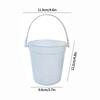 Secchietti da Cocktail in Plastica Per Bevande Una Tazza Idee per Feste Secchi da Punch Riutilizzabili da 32 oz Secchiello per Ghiaccio Secchiello per Frullati Traslucido