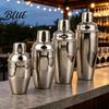 Professional Bar Shaker Stainless Steel Cocktail Cup Leak-Proof Martini Mirror Polished Three Piece Bartender Tool Easy Cleaning Mixer for