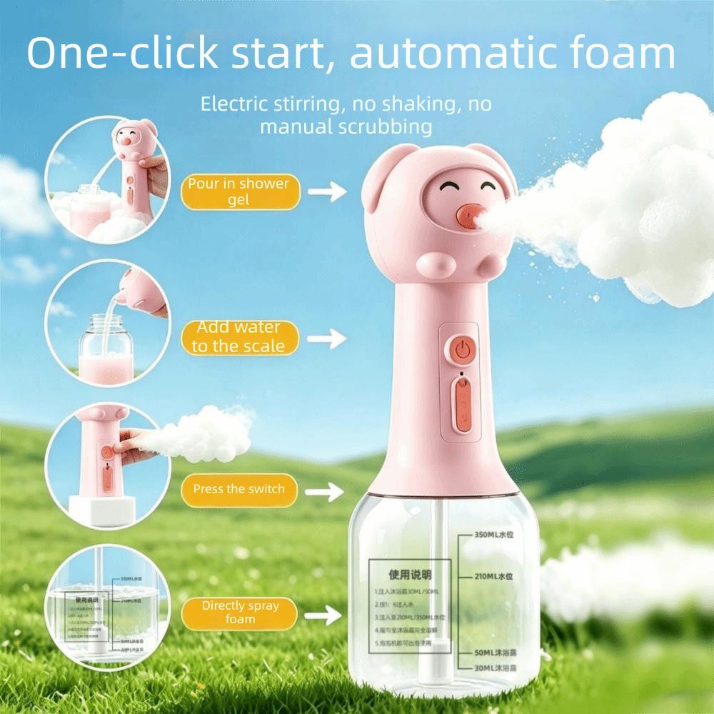 Pet Cleaning Bathing Pet Foam Maker Automatic Electric Bubble Machine  Dog Cat Bathing Tool