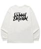 JOHNNY CARSON Classic Graffiti Logo Long Sleeve (Jcls102) White (B Type)
