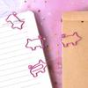 Pig Pink Bookmark Paper Clip School Office Supply 4Pcs/Lot 20Pcs/Lot Gift Stationery Creative Metal Bookmarks  Clips