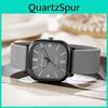 Vintage Style Quartz Watch With Silicone Band For Men And Women