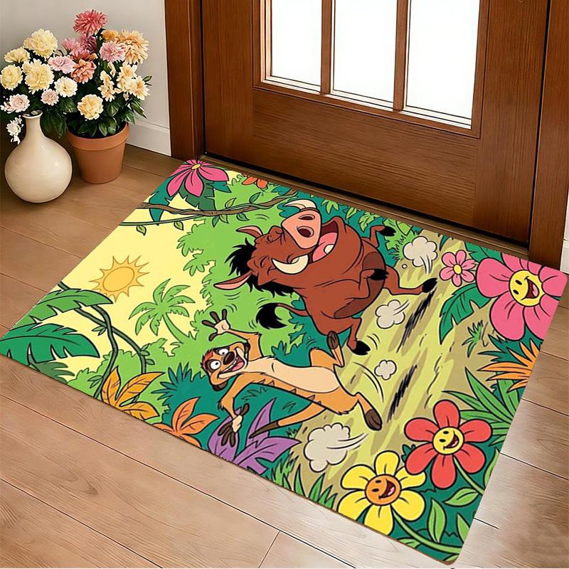 Jungle Friends Living Room Nonslip Area Rug Soft Carpet For Bedroom Game Playroom Sofa Office Home Decor Doormat Christmas Gift C922137