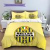 Hellas Verona FC  Pattern Bedding Quilt Set  Home Decoration  Gift (1 * Duvet Cover + 2 * Pillowcase  Without Core)