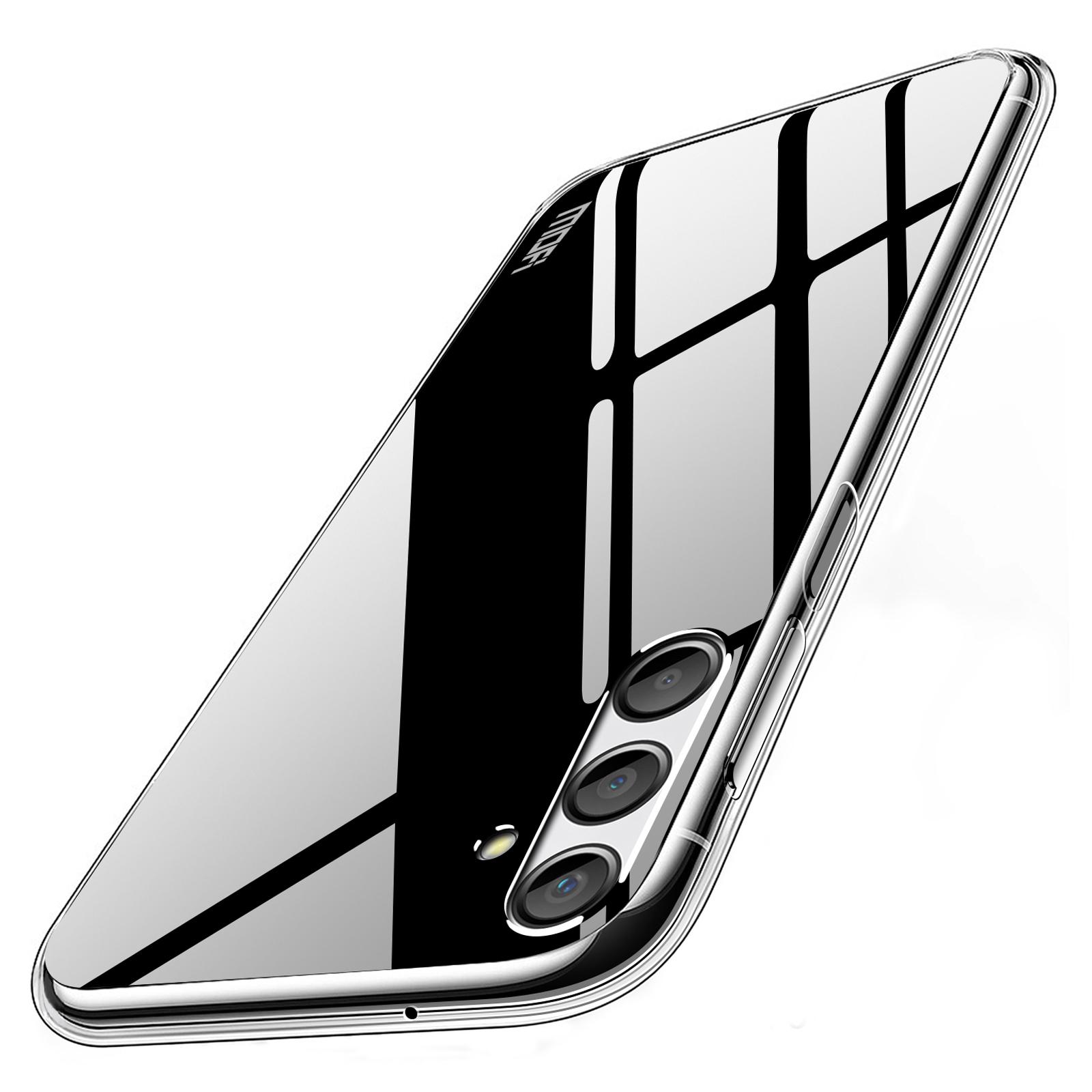 

MOFI For Samsung Galaxy A24 4G (162.1 x 77.6 x 8.3mm) Clear Cover Anti-Scratch Flexible TPU Phone Case A